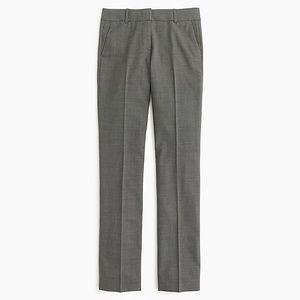 J Crew straight leg trouser pants in Grey